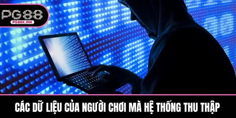 Các dữ liệu của người chơi mà hệ thống thu thập